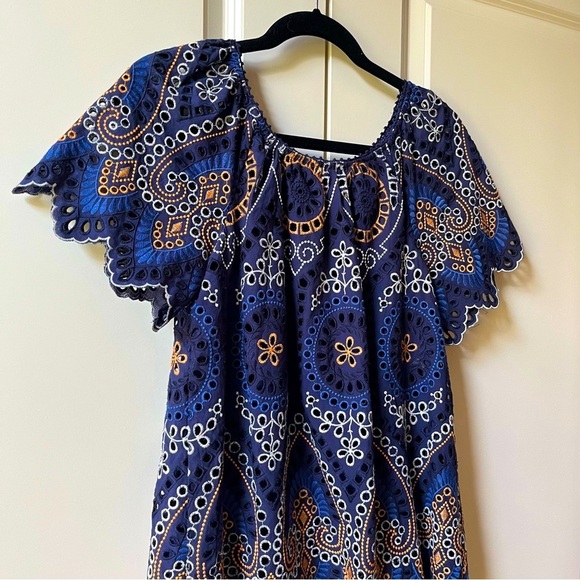 Like New Anthropologie Nori Eyelet Tunic Dress - Picture 3 of 11